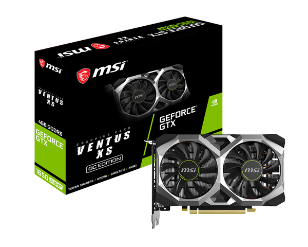【中古】MSI GeForce GTX 1650 SUPER MSI GeForce GTX 1650 SUPER Ventus XS OC 4GB - Graphics card